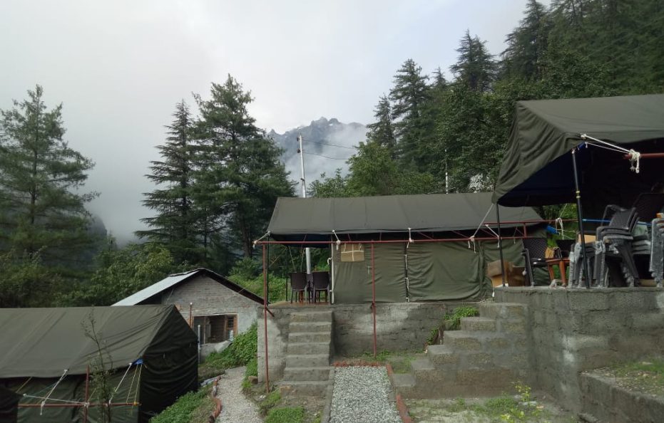 SWISS COTTAGE TENT WITH PRIVATE WASHROOM
