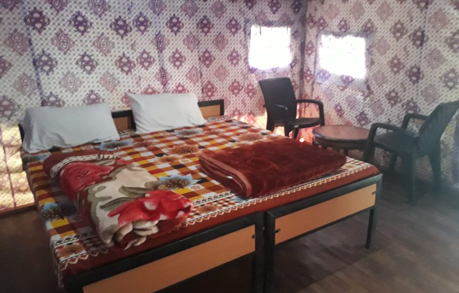 SWISS COTTAGE TENT WITH PRIVATE WASHROOM