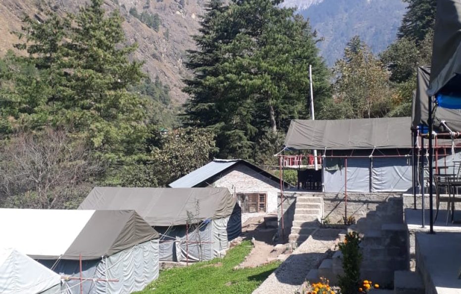 SWISS COTTAGE TENT WITH PRIVATE WASHROOM